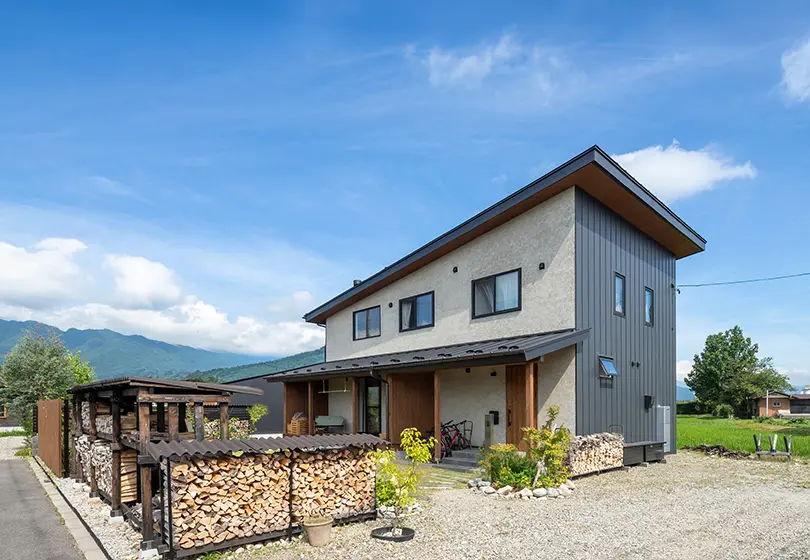 北アルプスを望む<br>松川村の新築注文住宅